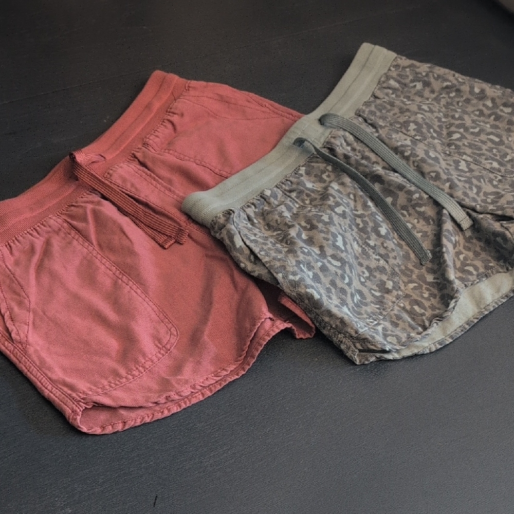 Maurices Athletic Shorts Orange and Green for Active Comfort